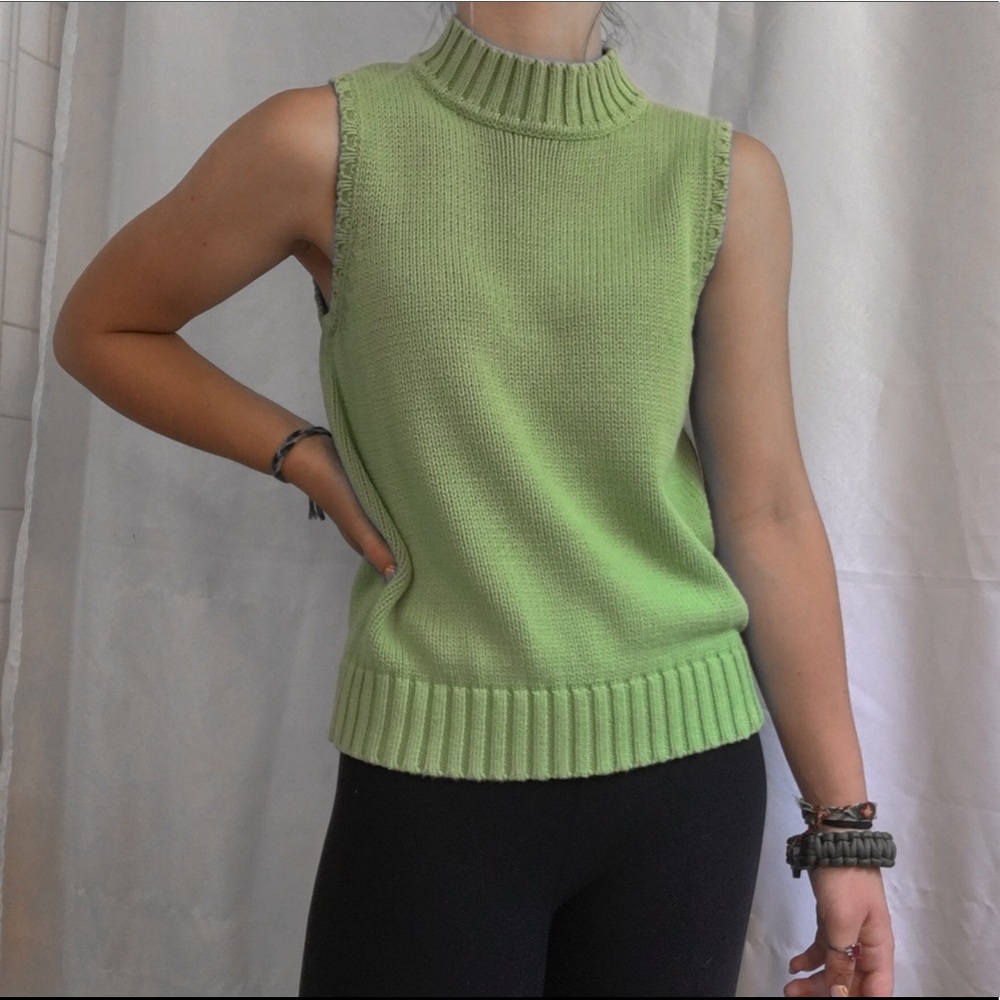 Green Sweater Vest